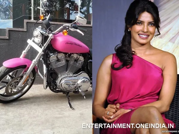 Priyanka tak jadi bawa motor barunya. @oneindia.in