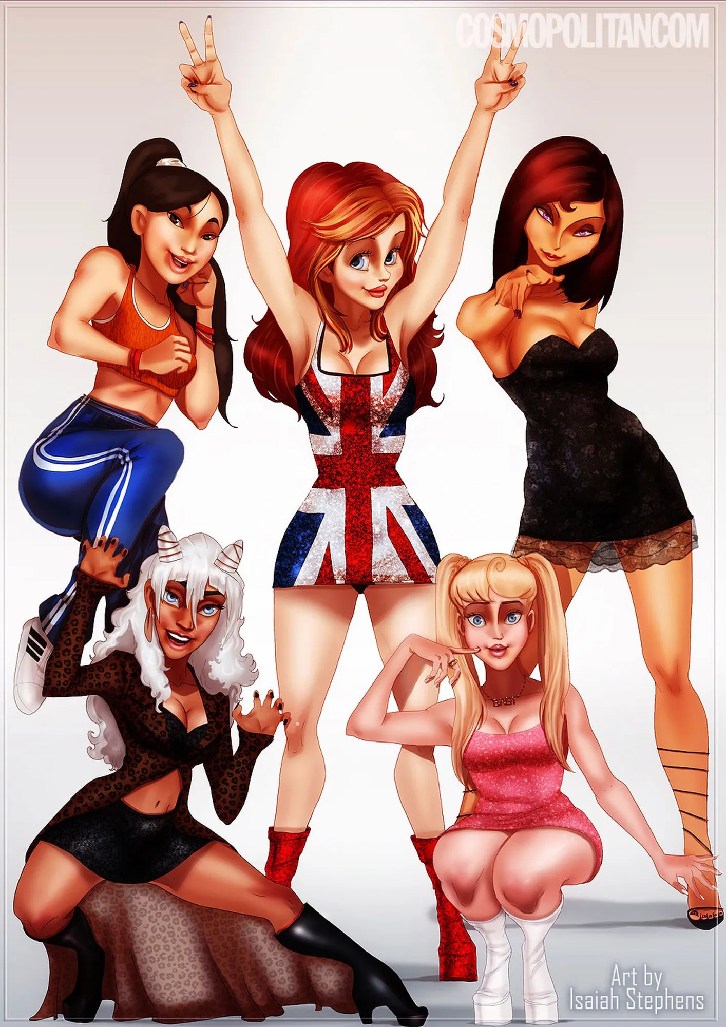 Princess cantik jadi anggota Spice Girls/©Isaiah Stephens via Cosmopolitan.com
