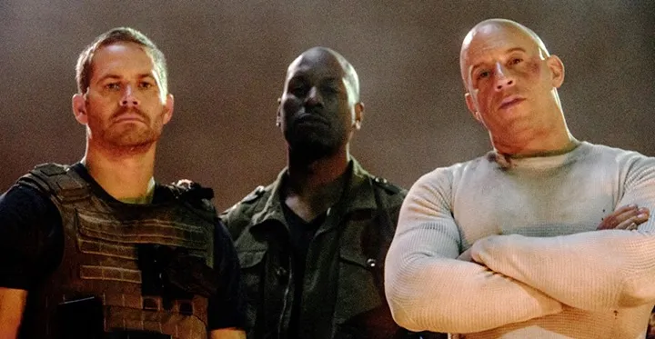 Paul Walker bersama Vin dan Tyrese saat pengambilan gambar terakhir sebelum kecelekaan | Credit ©Vin Diesel 