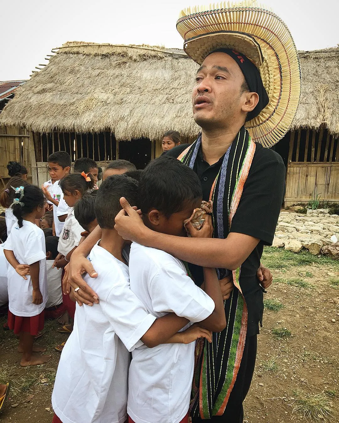 Ruben sedih tinggalkan Kupang © Instagram/ruben_onsu