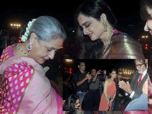 Amitabh Bachchan dan Jaya sudah mau menyapa Rekha @oneindia.in
