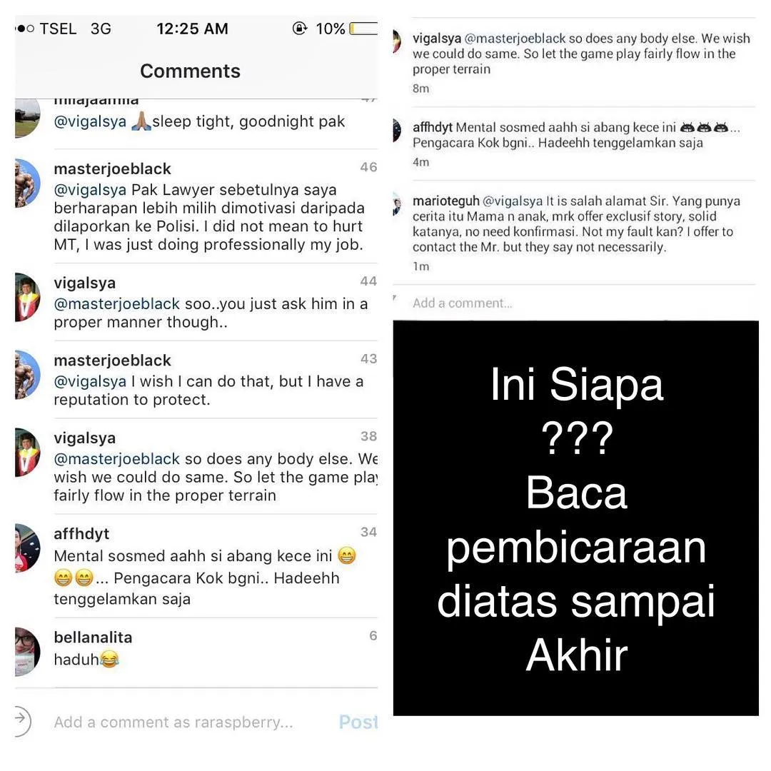 Screencaps yang didapatkan oleh Deddy Corbuzier. Cr: instagram.com/mastercorbuzier