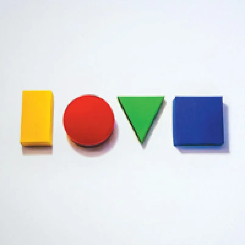 Artwork album LOVE Jason Mraz. Isinya cintaaa melulu @noteworthy.com
