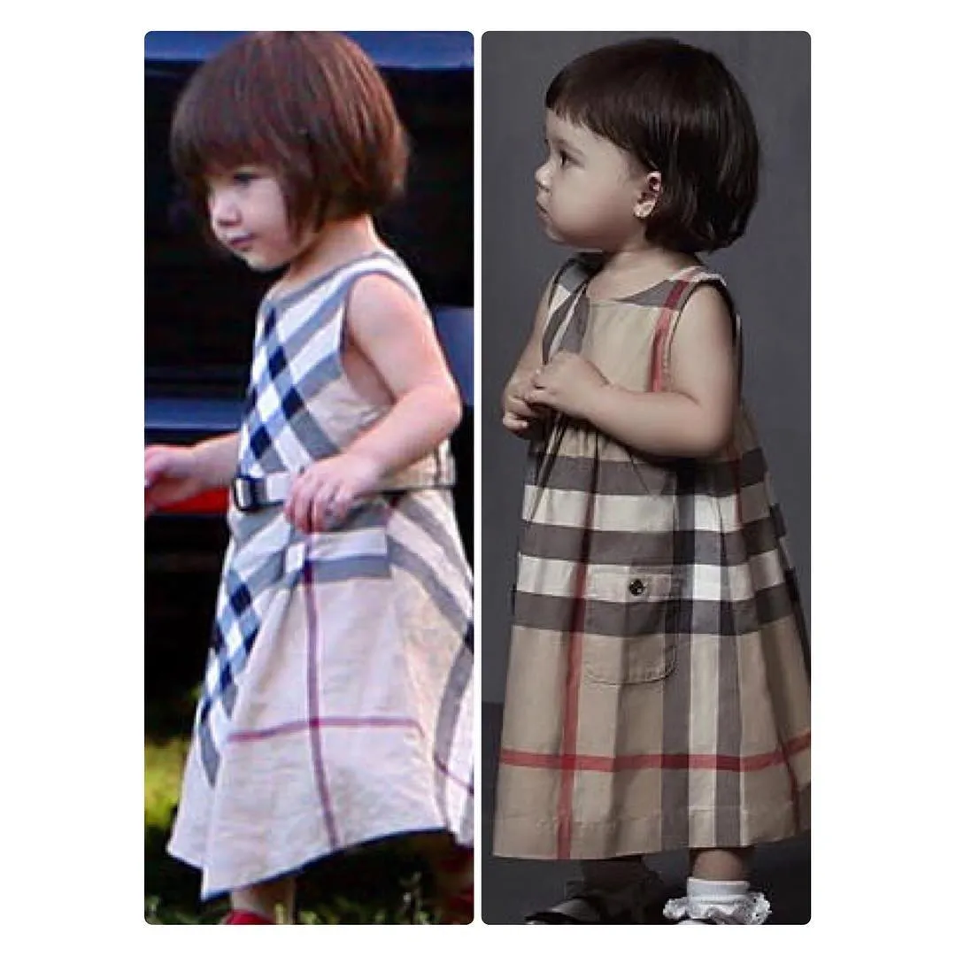 Penampilan Gempi (kanan) mirip dengan Suri Cruise © Instagram.com/gadiiing