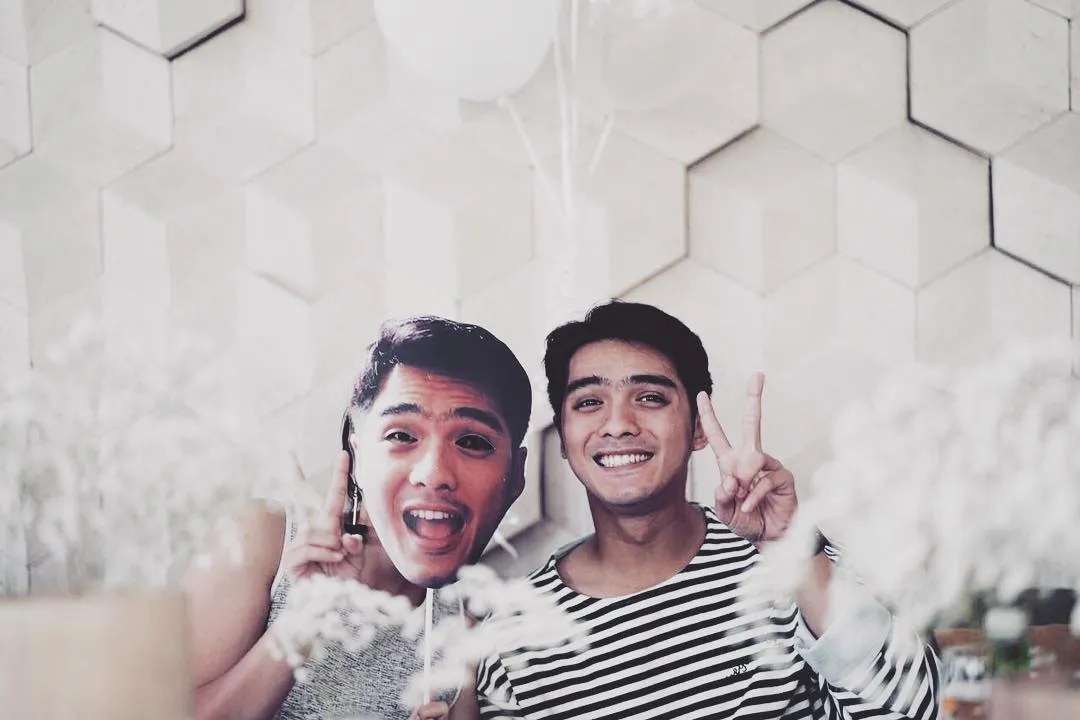 Ada yang unik nih di pesta ultah Ricky Harun © Instagram.com/herfiza