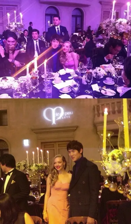 Amanda Seyfried habiskan waktu di Korea. Dia sempat berfoto dengan Yoo Yeon Seok ©soompi.com