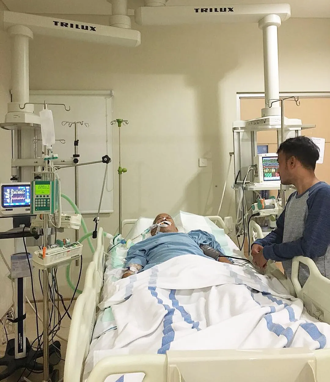 Ruben sempat ungkap ayahnya tak sadarkan diri © Instagram.com/ruben_onsu