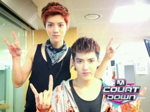 Luhan dan Kris Wu ketika masih di EXO © M Countdown