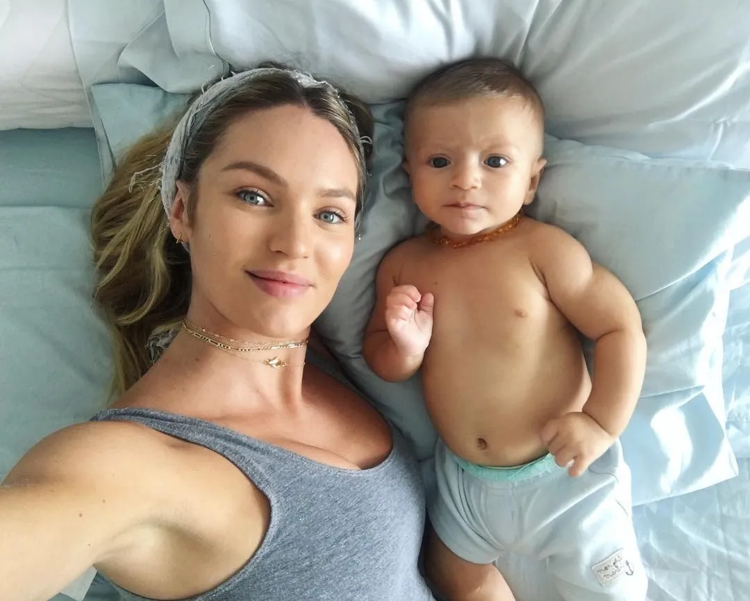 Usia Baby Anacan sekarang sudah 4 bulan © Instagram.com/angelcandice