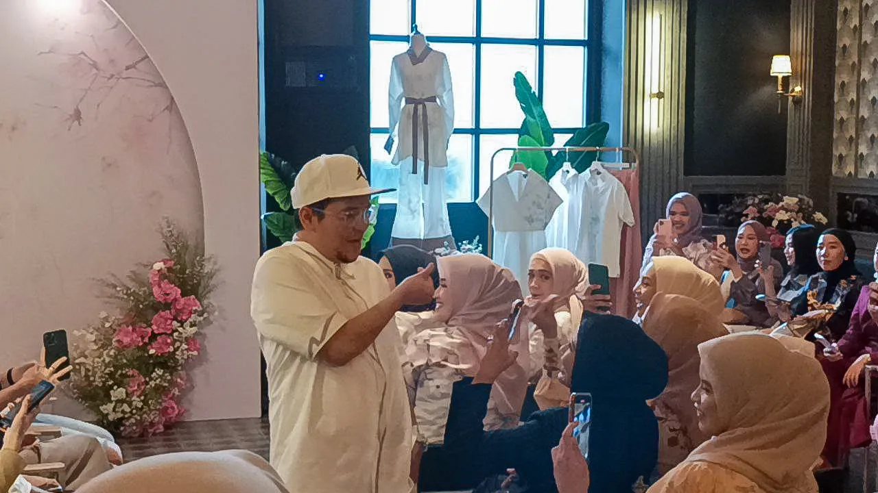 Launching koleksi edisi Ramadan dan Lebaran 'PRISTIN' by Surin / Credit Foto: Dokumentasi Pribadi