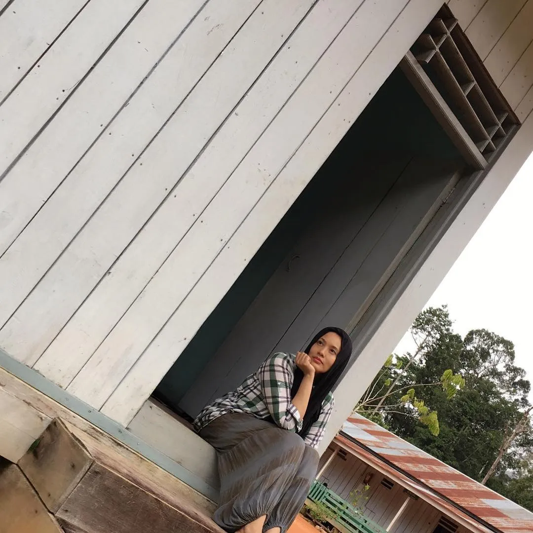 Elma habiskan waktu di Kalimantan © Instagram/elmatheana