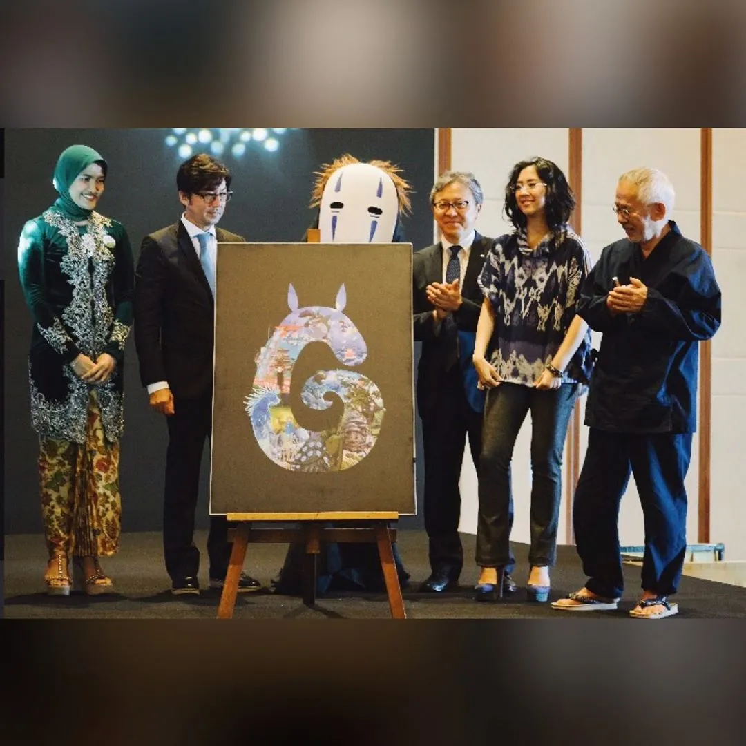 Sherina jadi perwakilan dari komite The World of Ghibli Jakarta © Instagram/theworldofghiblijkt