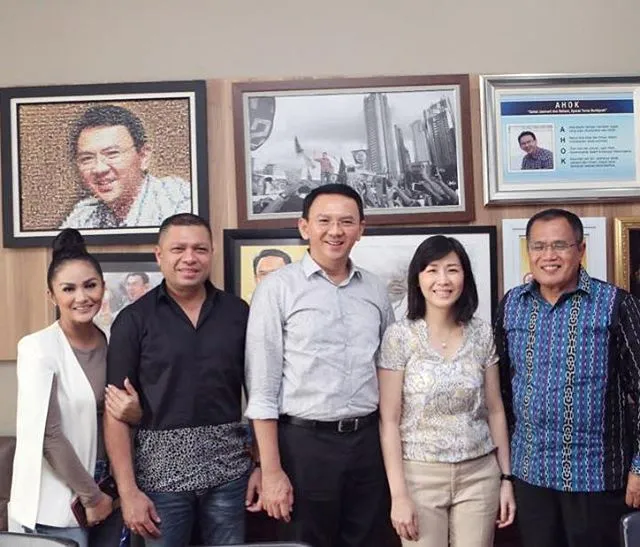 KD dan Raul sambangi rumah Ahok © Instagram/raullemos06