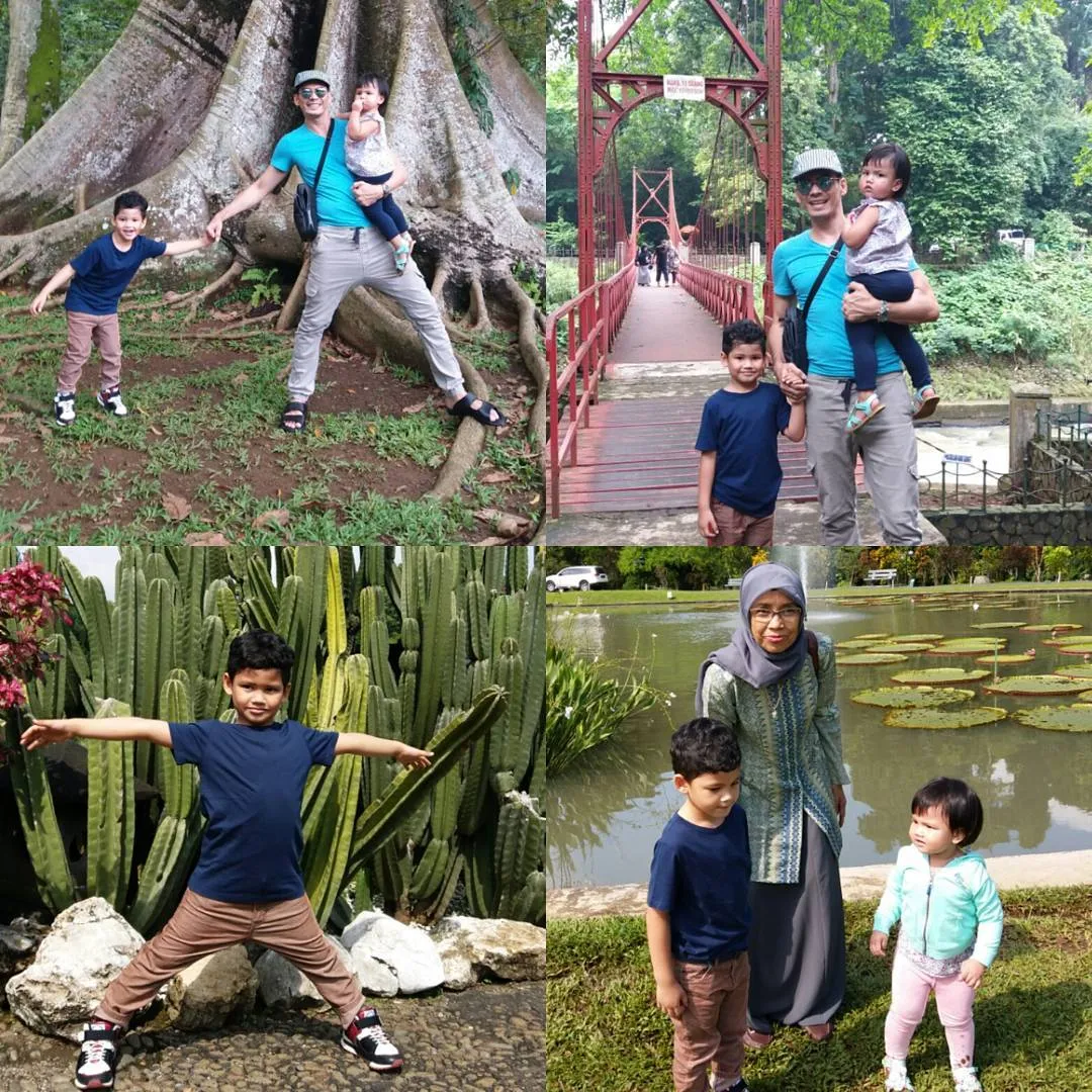 Atalarik menikmati liburannya bersama anak-anak dengan bahagia meski tanpa adanya sang istri, Tsania Marwa © instagram.com/ariksyach