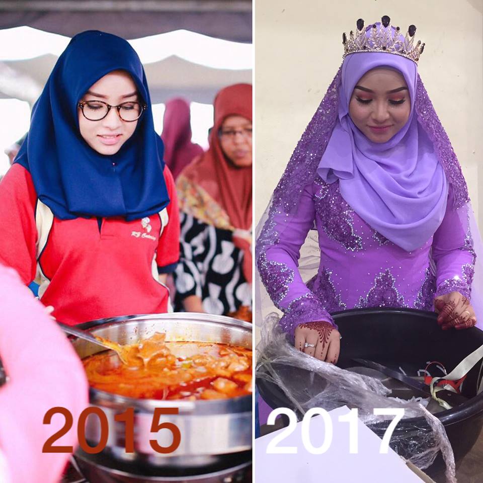 Seorang pria Malaysia berjodoh dengan sosok wanita yang difotonya secara candid pada tahun 2015 © Facebook.com/Zarul Izwan