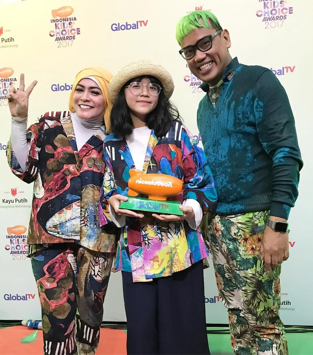 Astrid dan Uya jadi keluarga favorit di KCA © Instagram.com/astridkuya