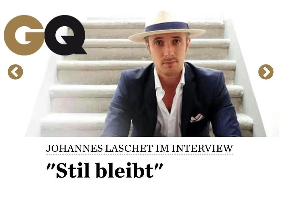 Joe pernah menajani interview dengan majalah GQ © Instagram.com/joe_laschet