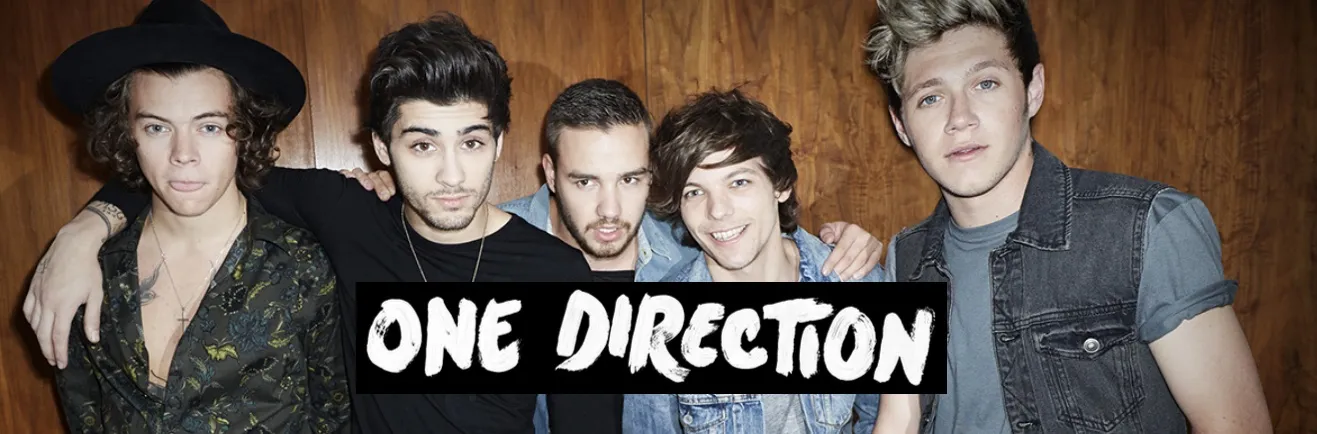 Harry Styles bersama rekannya dalam One Direction © onedirectionmusic.com