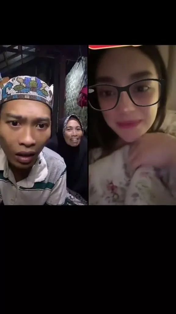 Momen Celine Evangelista beri hadiah umrah (credit: tiktok.com/Restu Emak)