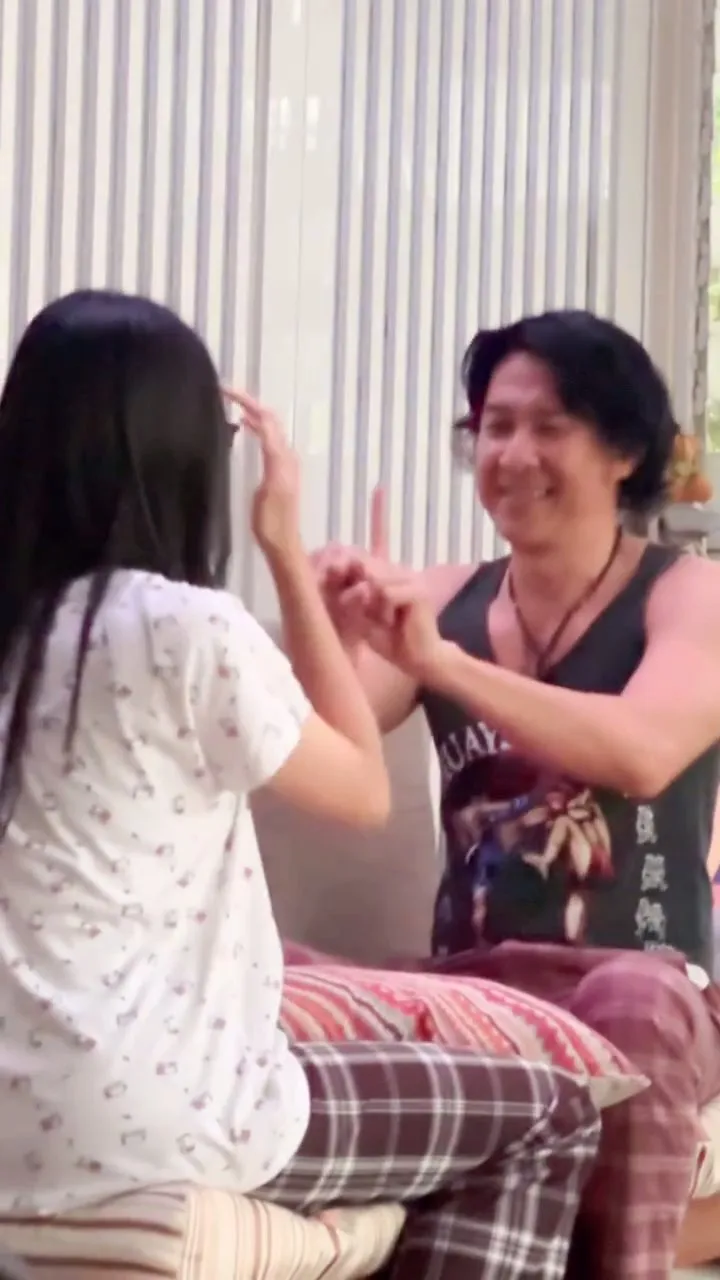 Momen Agus Kuncoro Bersama Anak