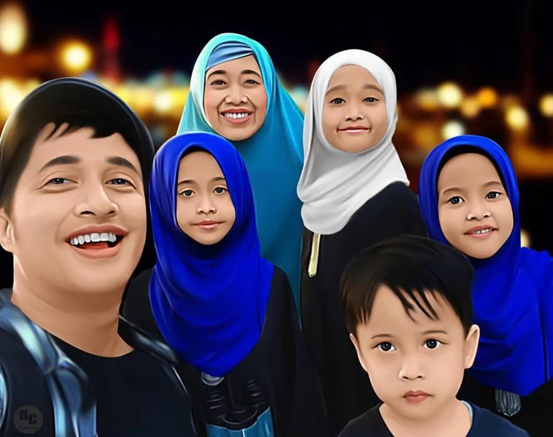 Keluarga harmonis dan bahagia Irfan © Instagram/irfanhakim75