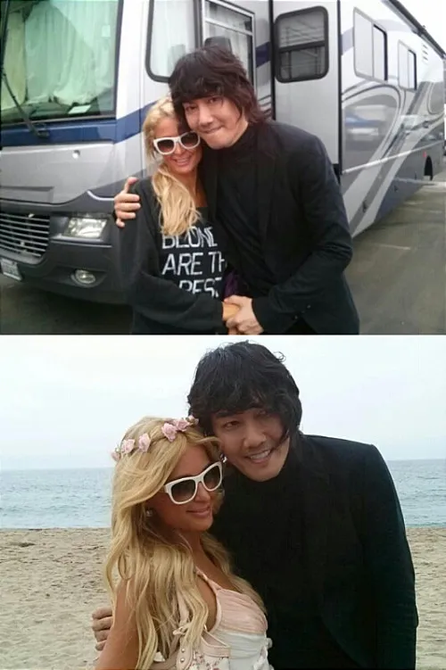 Paris Hilton dan Kim Jang Hoon 2