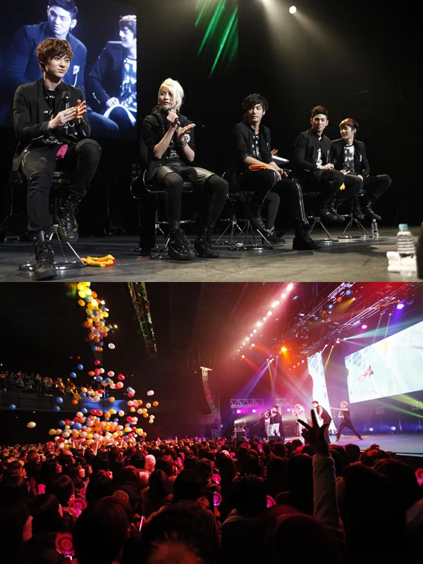 NUEST dalam mini konser di Jepang ©allkpop.com