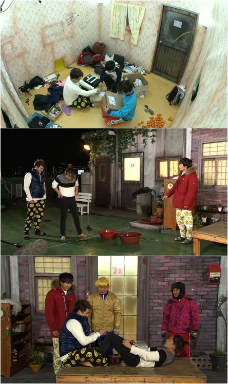 Penampilan Super Junior di Lee Soo Geun and Kim Byung Man's High Class Society ©soompi.com