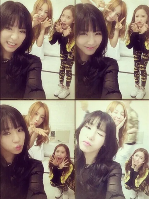 Girls Generation Selca via akun Instagram Taeyeon