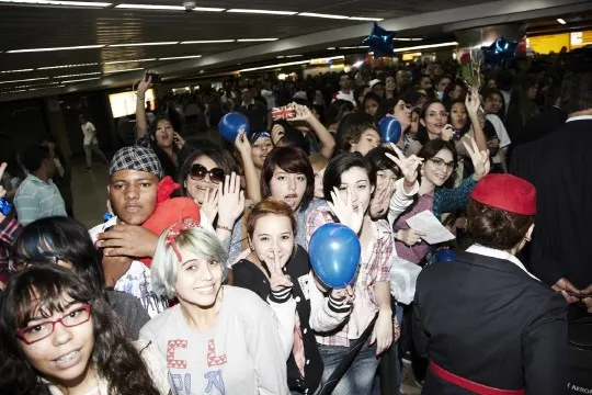Antusias ELF di Amerika Selatan menyambut Super Junior ©allkpop.com