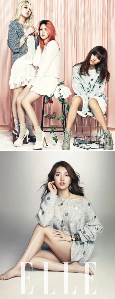 Hyori (atas), Suzy (bawah). Lebih keren mana?