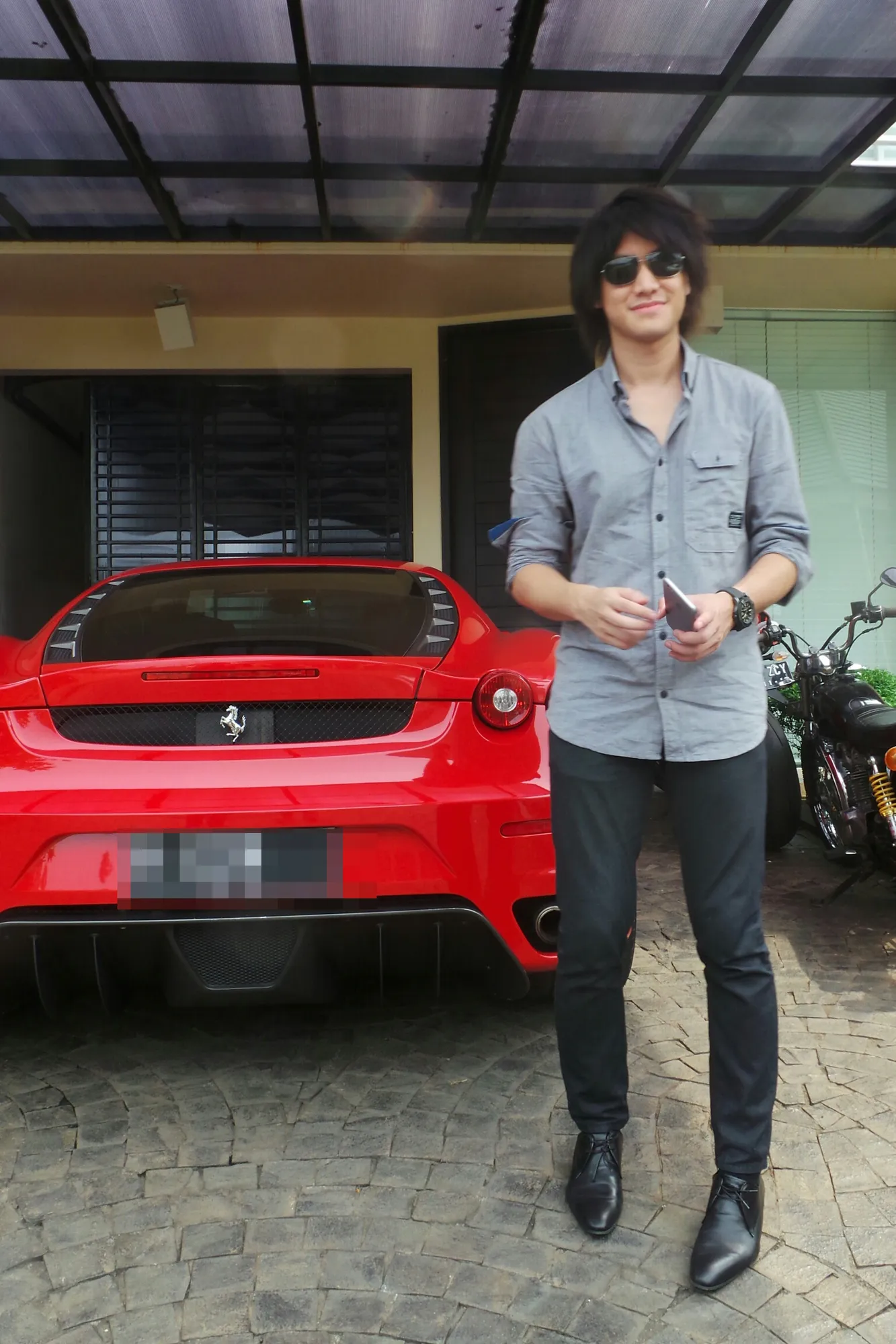 Kevin bangga dengan akurasinya melewati jalanan sempit ibu kota/©Kapanlagi.com®/Fikri Alfi Rosyadi