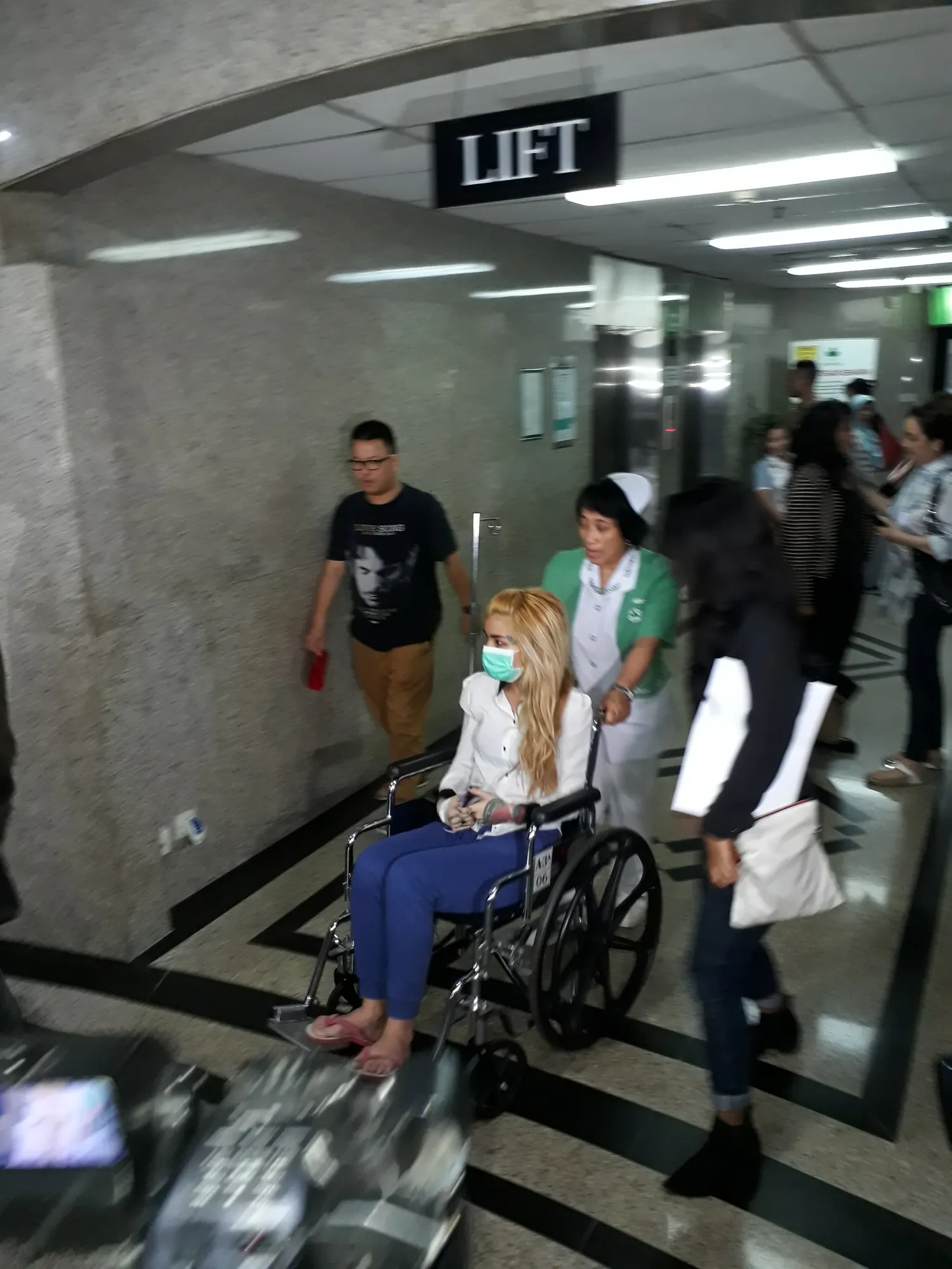 Sheila Marcia saat ditemui di Rumah Sakit Medistra, Jakarta Selatan © KapanLagi.com/Mathias Purwanto