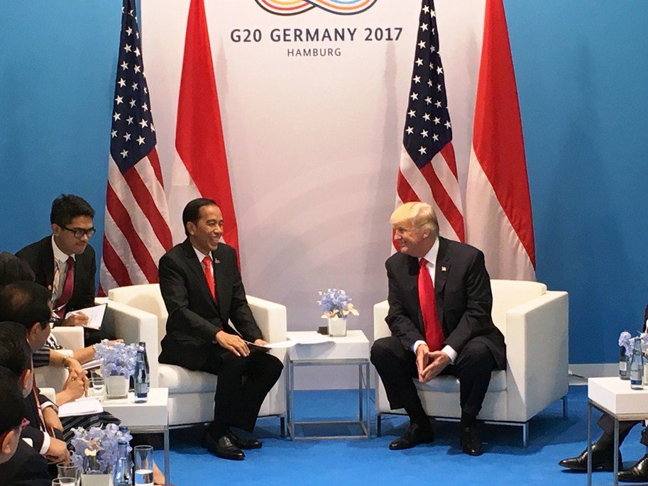 Jokowi juga meminta Trump untuk berkunjung ke Indonesia © Biro Pers dan Sekretariat Presiden 