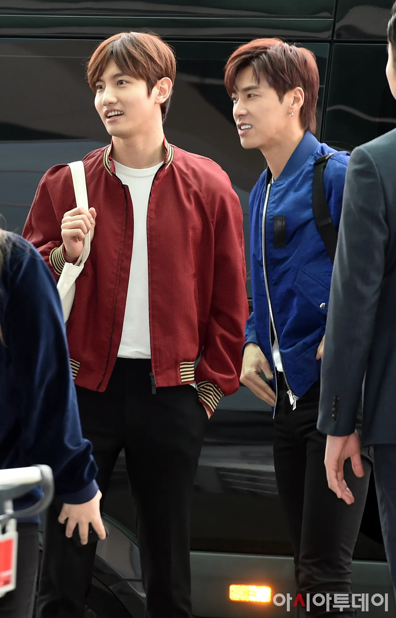 Yunho U-Know dan Changmin TVXQ menuju Indonesia © AsiaToday.co.kr