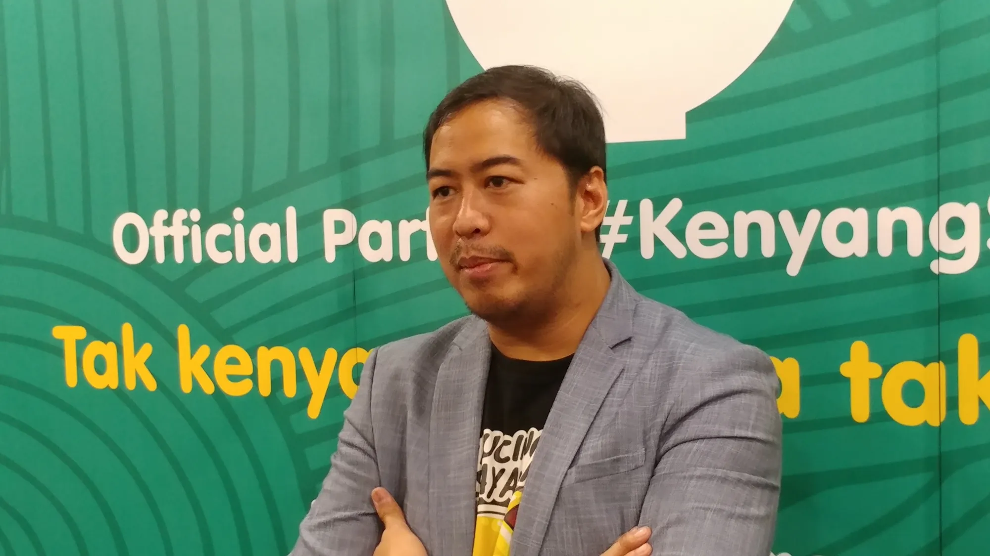 Pandji Pragiwaksono (credit: Kapanlagi.com/Akbar Prabowo Triyuwono)