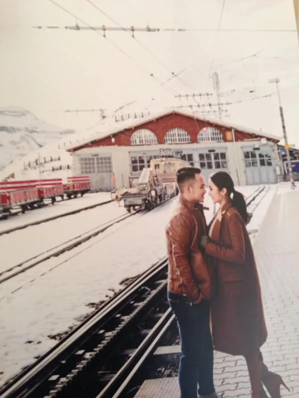 Reza & Momo, menikah tanggal 8 April 2017. © dokumentasi pribadi via KapanLagi.com/Risang Sudrajat 