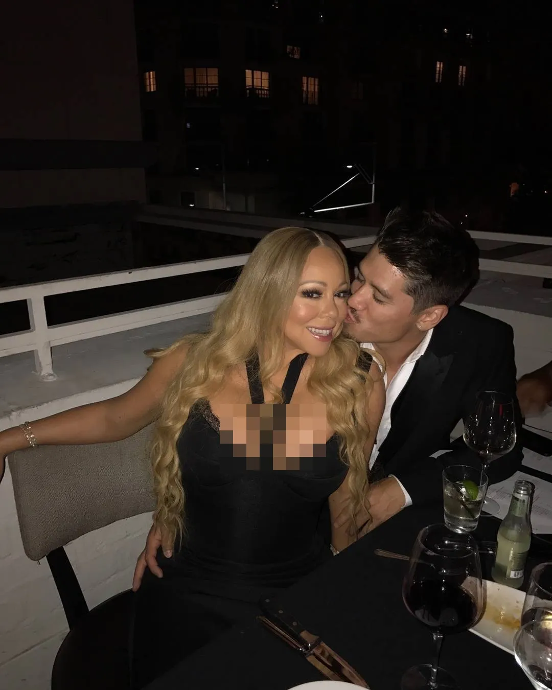 Foto Mariah yang ini sempat disebut seperti ikan paus © Instagram.com/mariahcarey