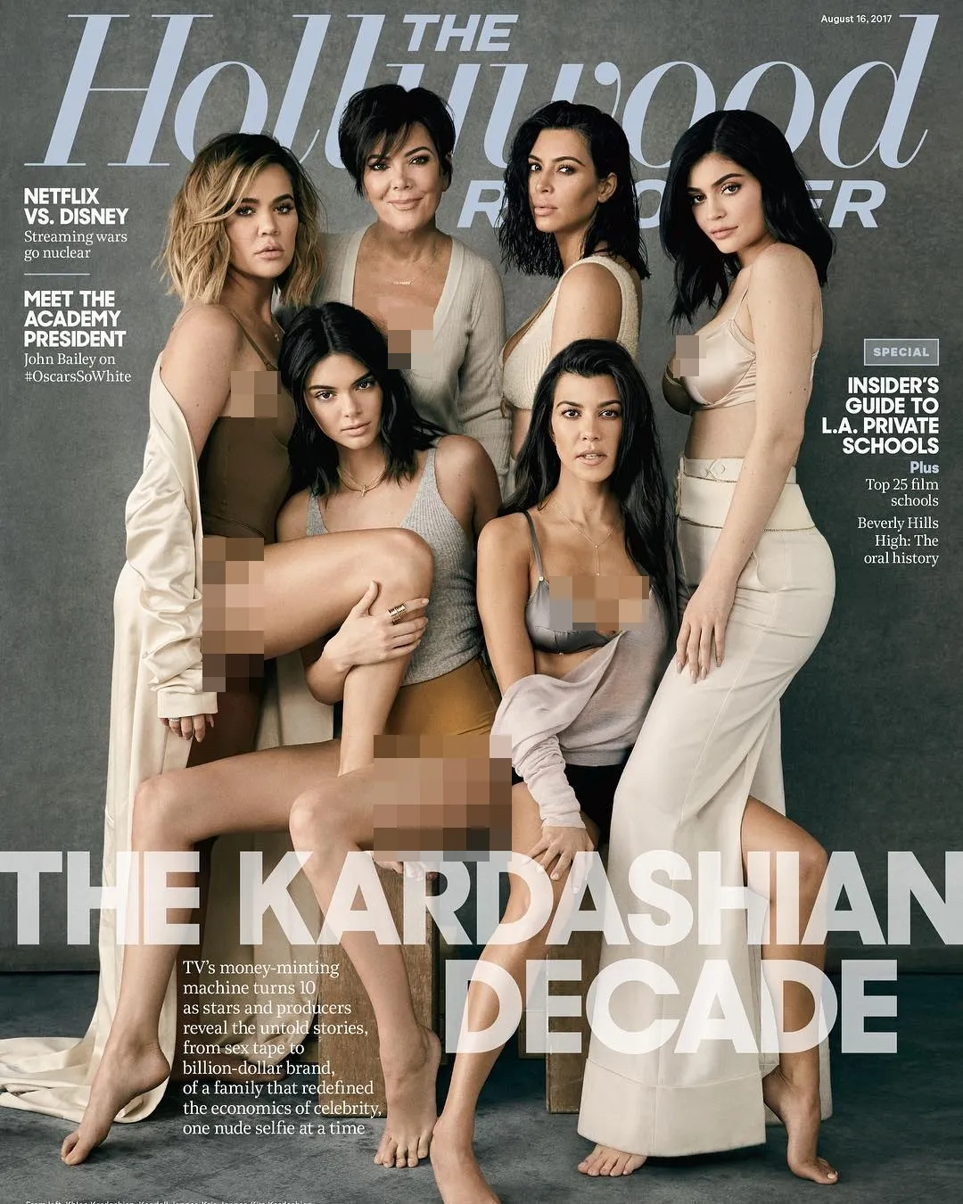 Keluarga Kardashian pemotretan bareng © The Hollywood Reporter