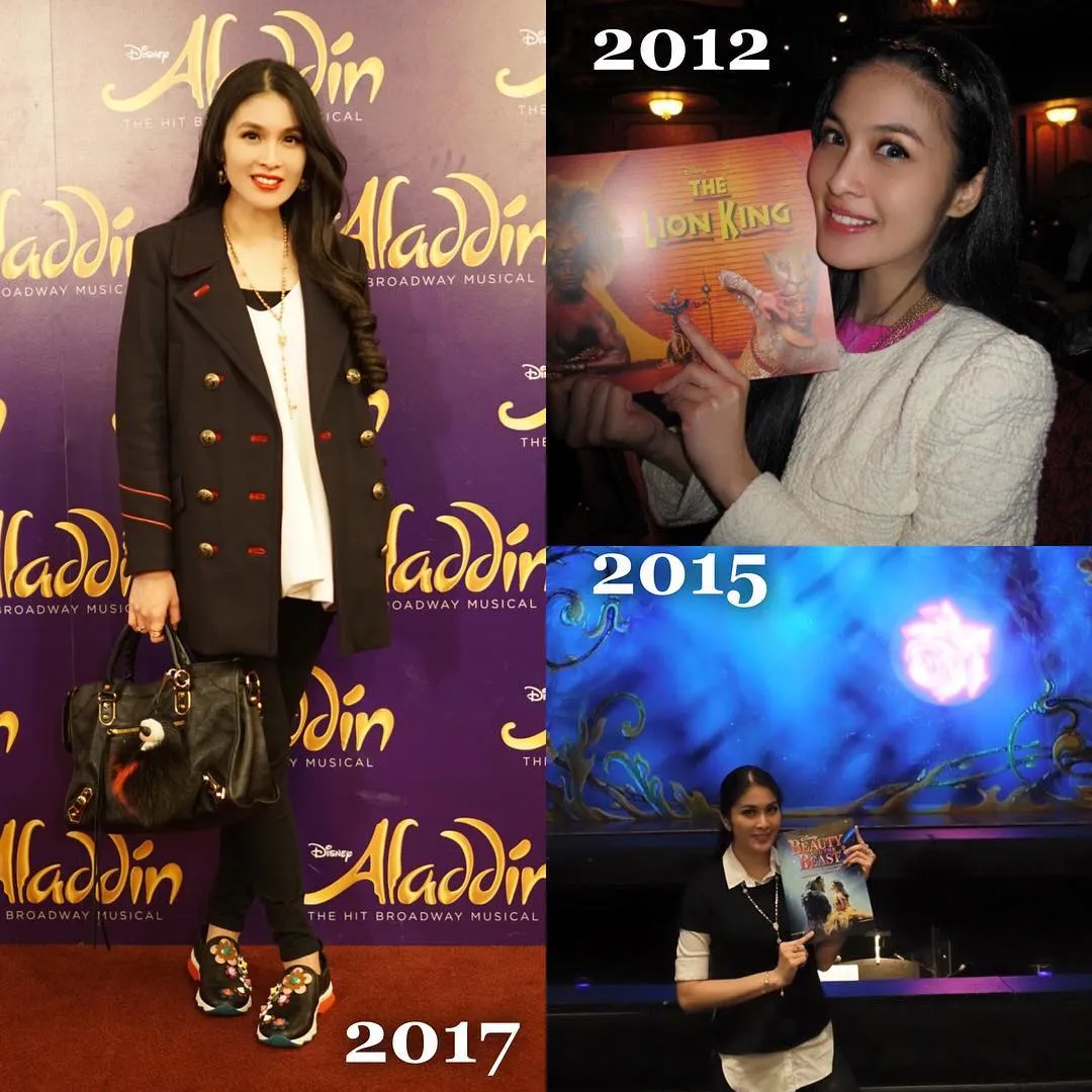 Sandra bukan pertama kali hadiri Disney Broadway Musical © Instagram/sandradewi88
