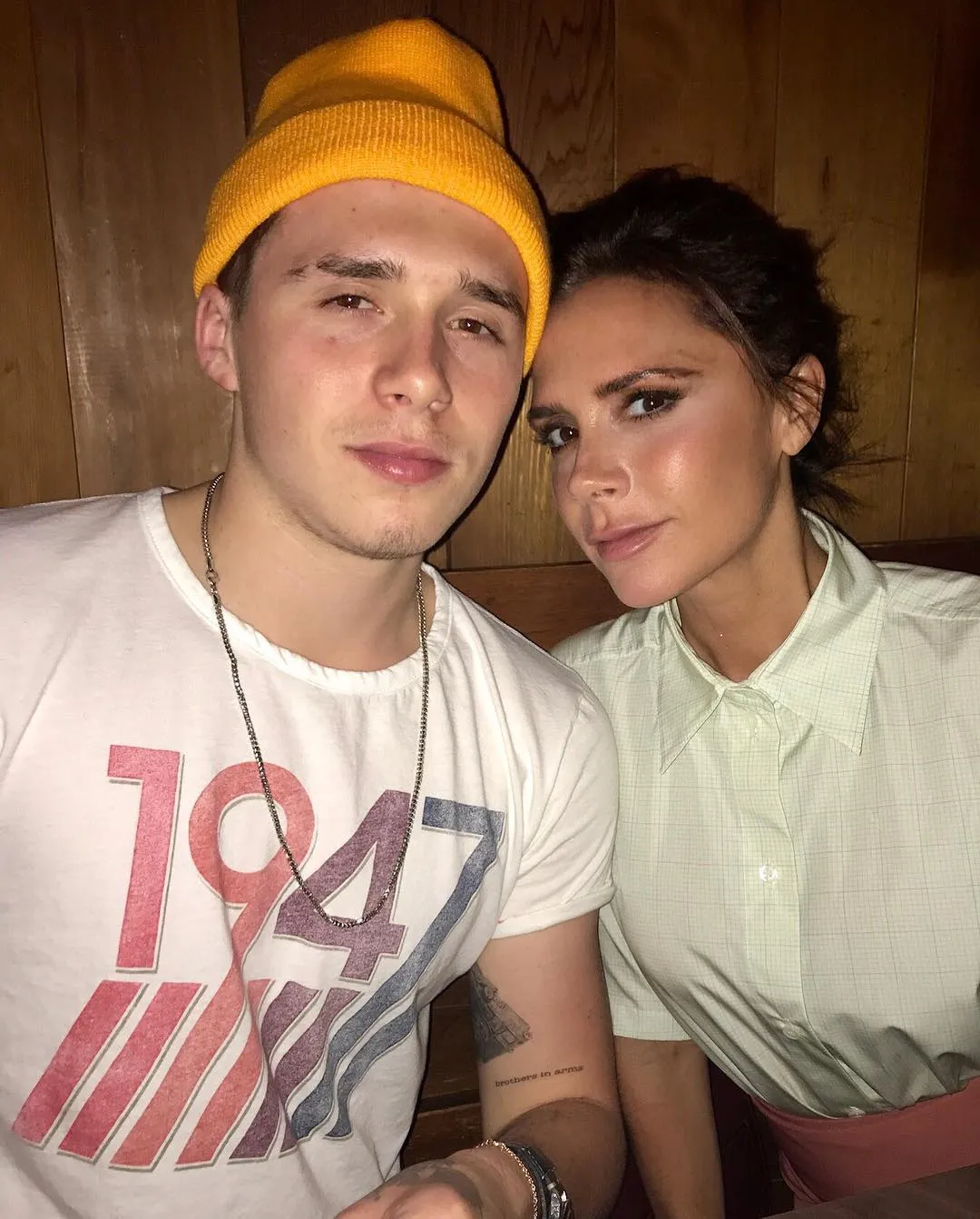 Victoria juga rindu putranya © Instagram.com/brooklynbeckham