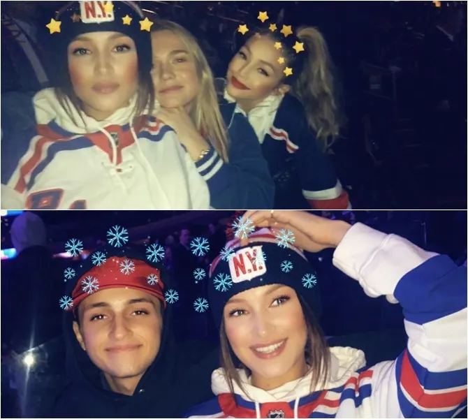 Bella mengunggah momen ini ke akun Instagram. Credit: Instagram.com/bellahadid