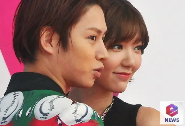 Kim Heechul dan Gou Xu Fu saat prescon We Got Married Global Edition @mwave.onterest.me