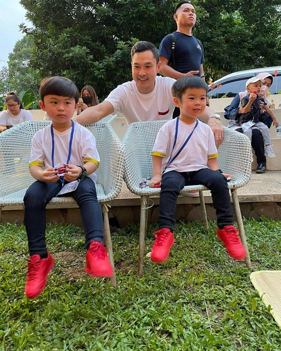 Kedekatan Harvey Moeis dan Anak-Anak