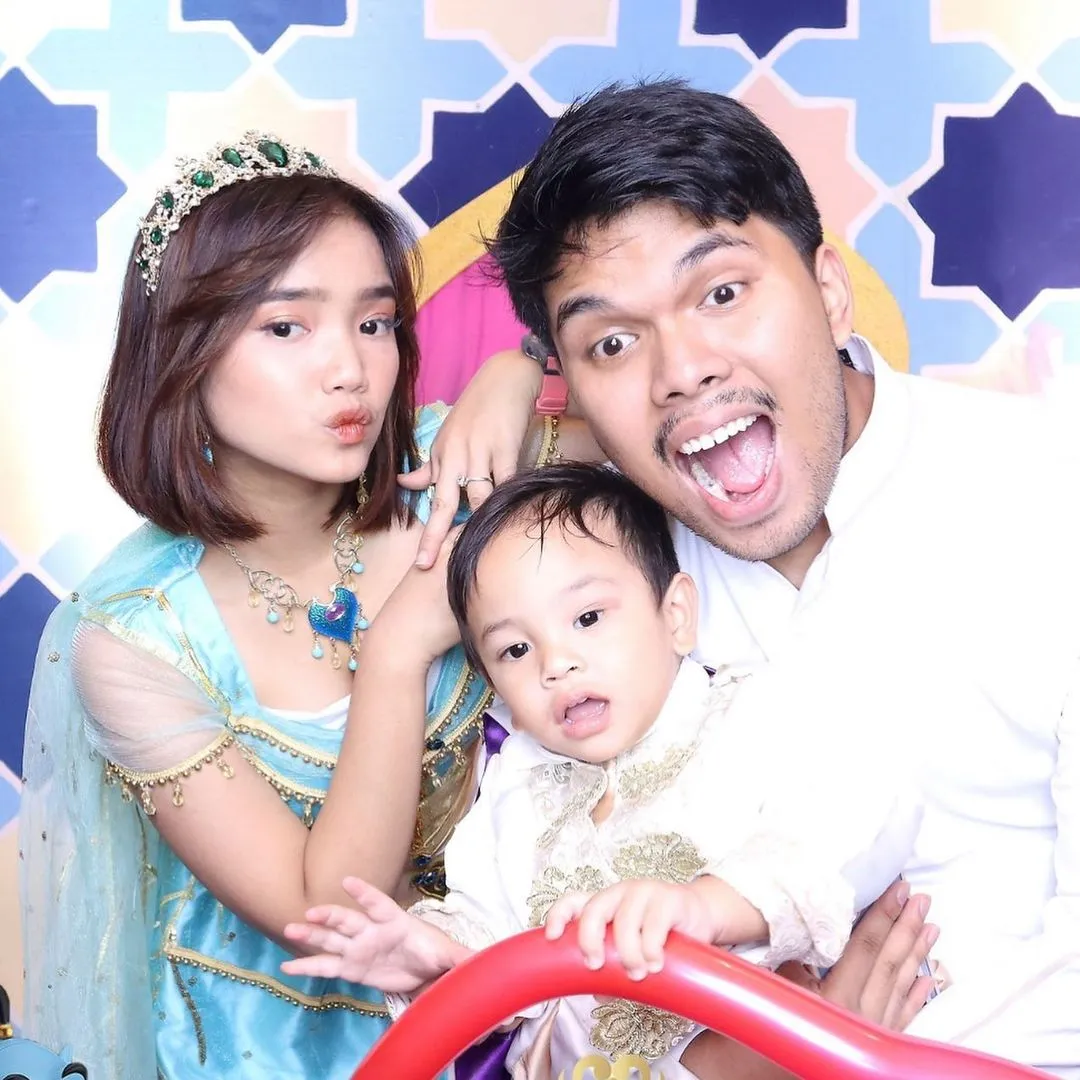 Fuji, Gala, dan Thariq Halilintar (Credit: Instagram/fuji_an)