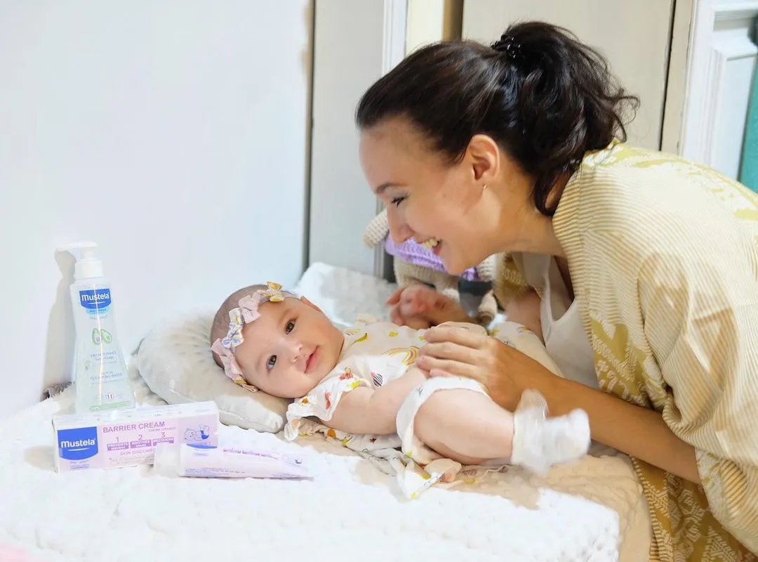 Baby Djiwa Anak Nadine Chandrawinata dan Dimas Anggara (Credit: Instagram/nadinelist)