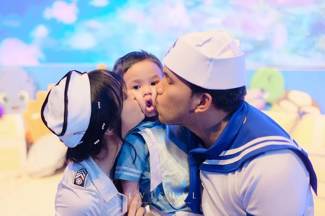 Fuji, Gala, dan Thariq Halilintar (Credit: Instagram/fuji_an)