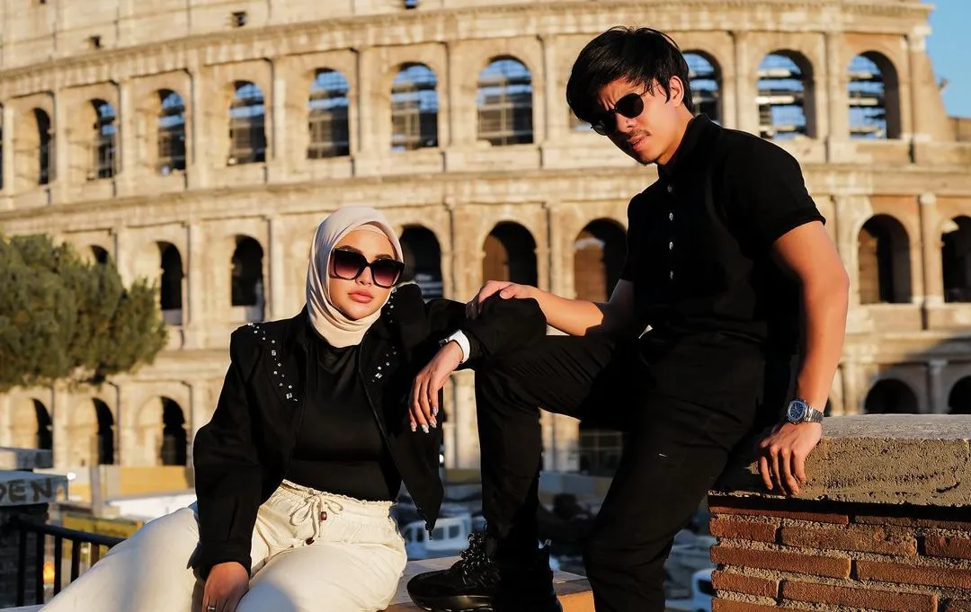 Atta Halilintar dan Aurel Hermansyah (Credit: Instagram/attahalilintar)