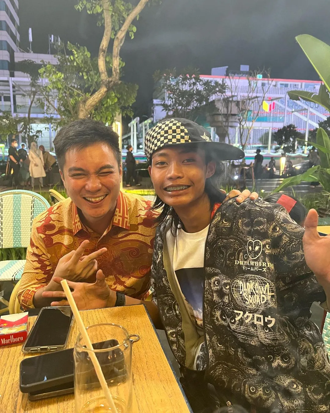 Bonge Citayam dan Baim Wong (Credit: Instagram/bonge.citayam)