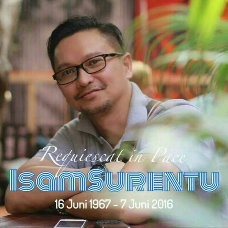 Isam Surentu meninggal dunia pada hari ini, Selasa (7/6) © Facebook Risky Adithya Putrawardhana